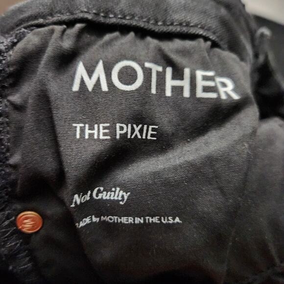 Mother The Pixie Not Guilty Black Jean Size 25 - Picture 4 of 8